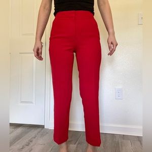 Ann Taylor red dress pants NEW WITH TAGS